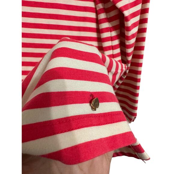 Kate Spade New york Devon striped top pink white size Small - Picture 4 of 6